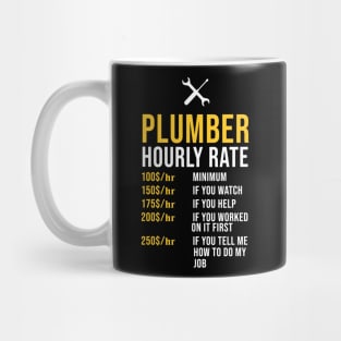 Plumber Hourly Rate Mug